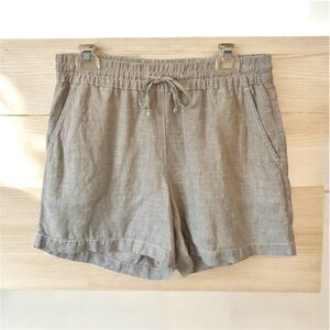 Tommy Bahama Tan Women's Linen Shorts Size S